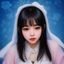 内容创作者橙子头像，女性，活泼表情