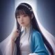 摄影师林晓影头像：女性摄影师，短发，表情专注，工作室背景，专业感强